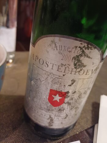 GoDutch!Wine_Apostelhoeve_Auxerrois_2004
